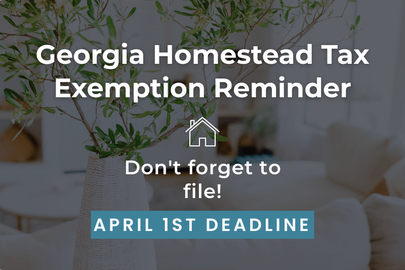 Georgia Homestead Exemption: What Homeowners Need to Know for&nbsp;2026